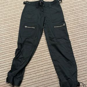 Elke tahari size 4.  Cargo like but professional pants w buckle & tie on bottom